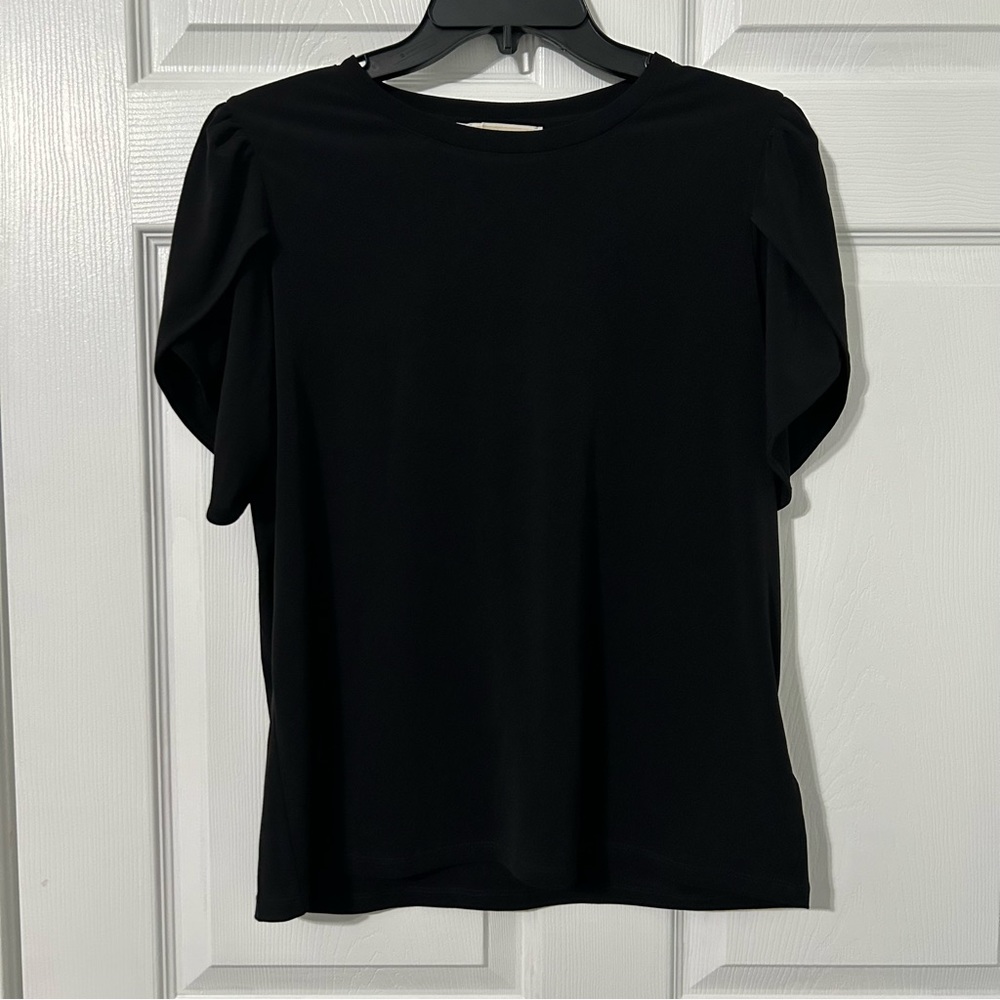 Michael Kors Black puff sleeve Blouse